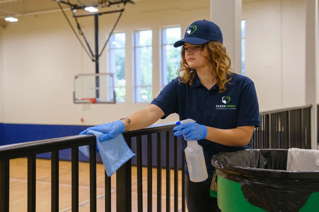 Clean Heart cleaning a daycare classroom in Orlando