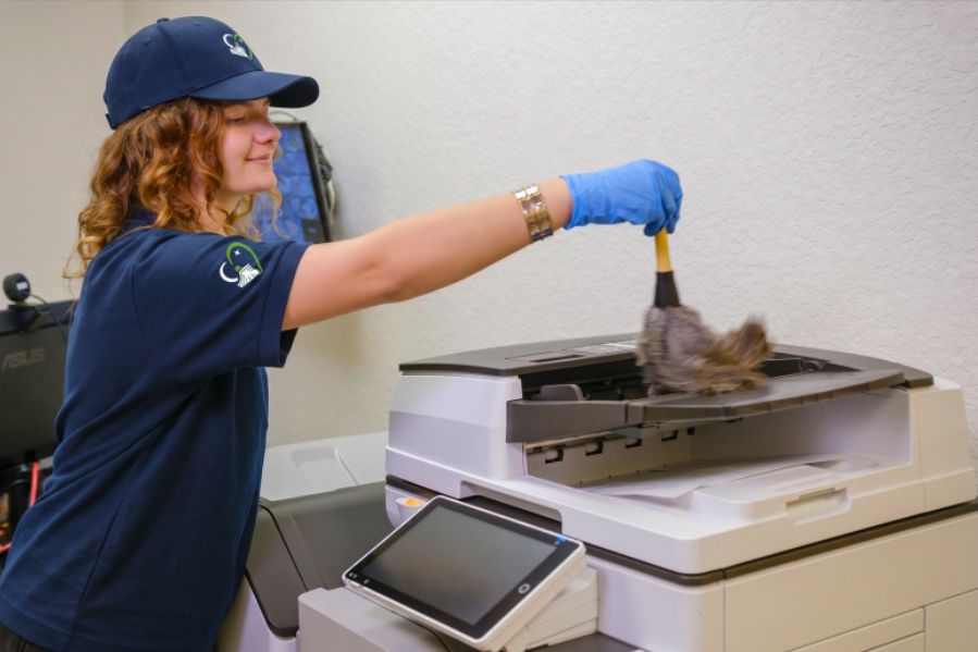 Clean Heart cleaning a medical office in Orlando